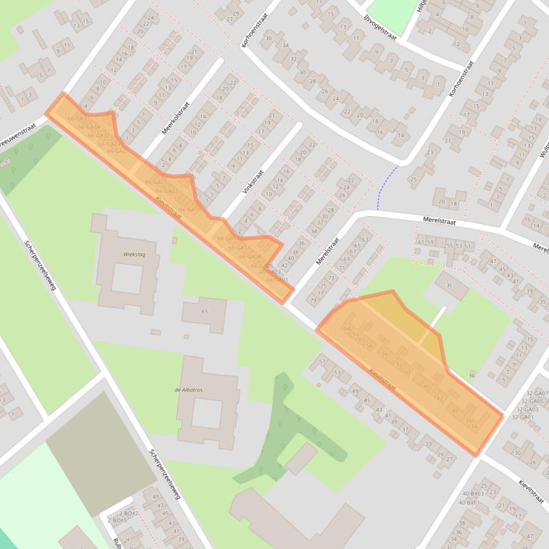 Kaart van postcodegebied 7471EN.