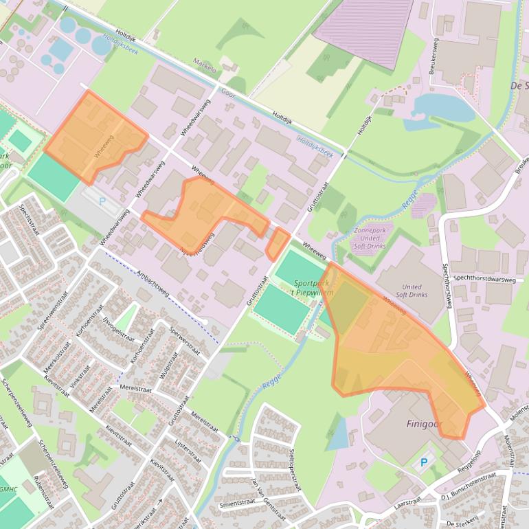 Kaart van postcodegebied 7471EV.