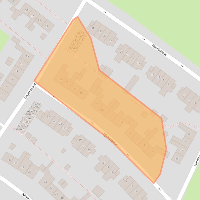 Kaart van postcodegebied 7471EZ.