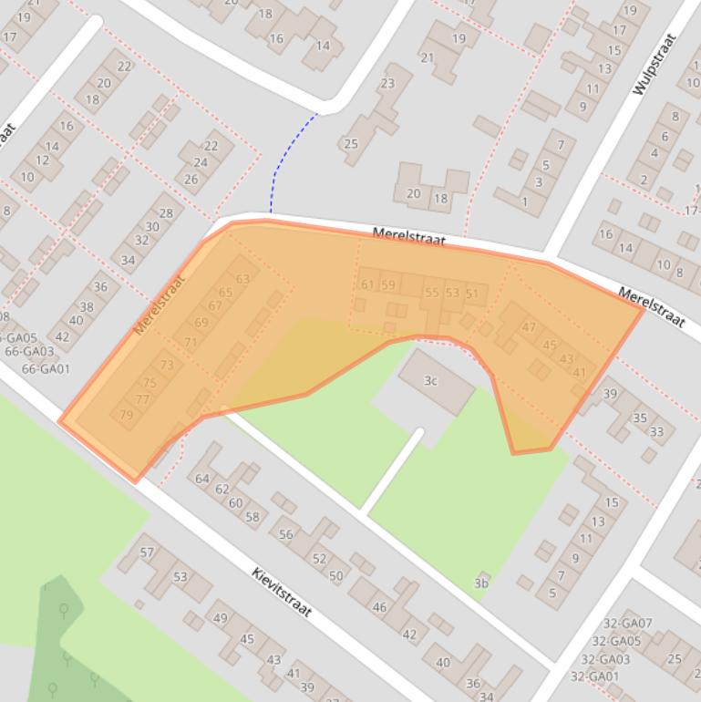 Kaart van postcodegebied 7471GB.