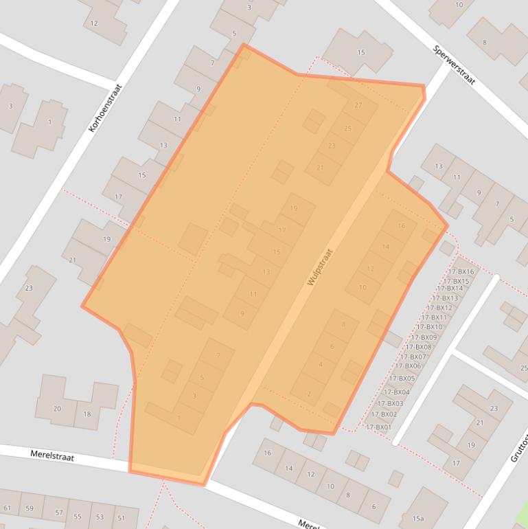 Kaart van postcodegebied 7471GD.