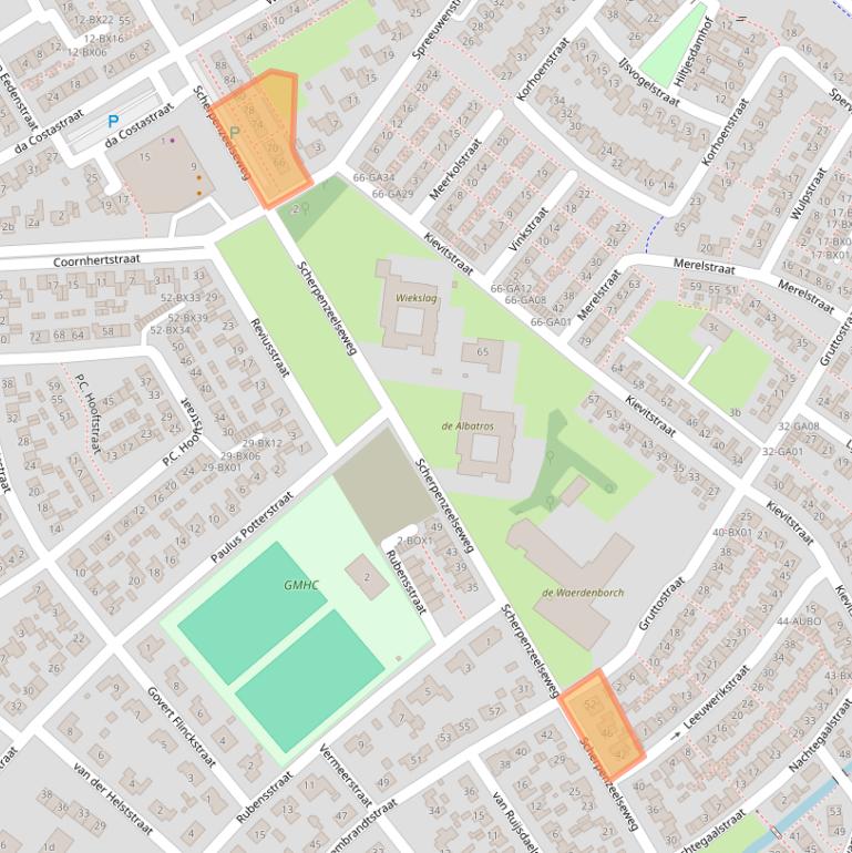 Kaart van postcodegebied 7471GR.