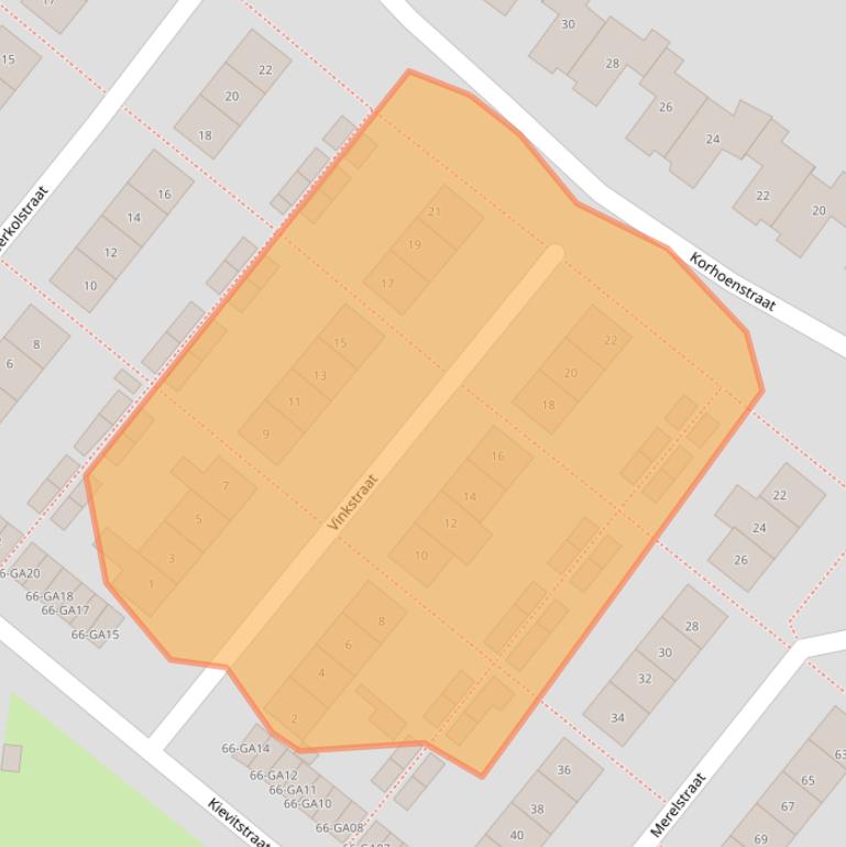 Kaart van postcodegebied 7471GX.