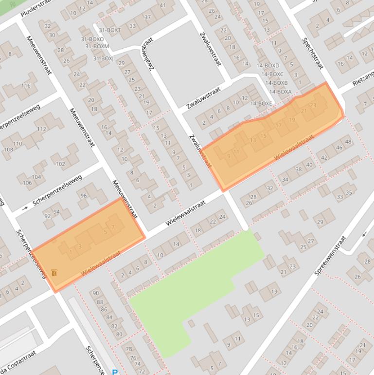 Kaart van postcodegebied 7471HC.