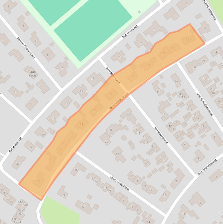 Kaart van postcodegebied 7471HP.