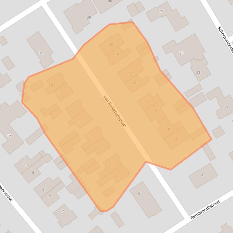 Kaart van postcodegebied 7471HT.