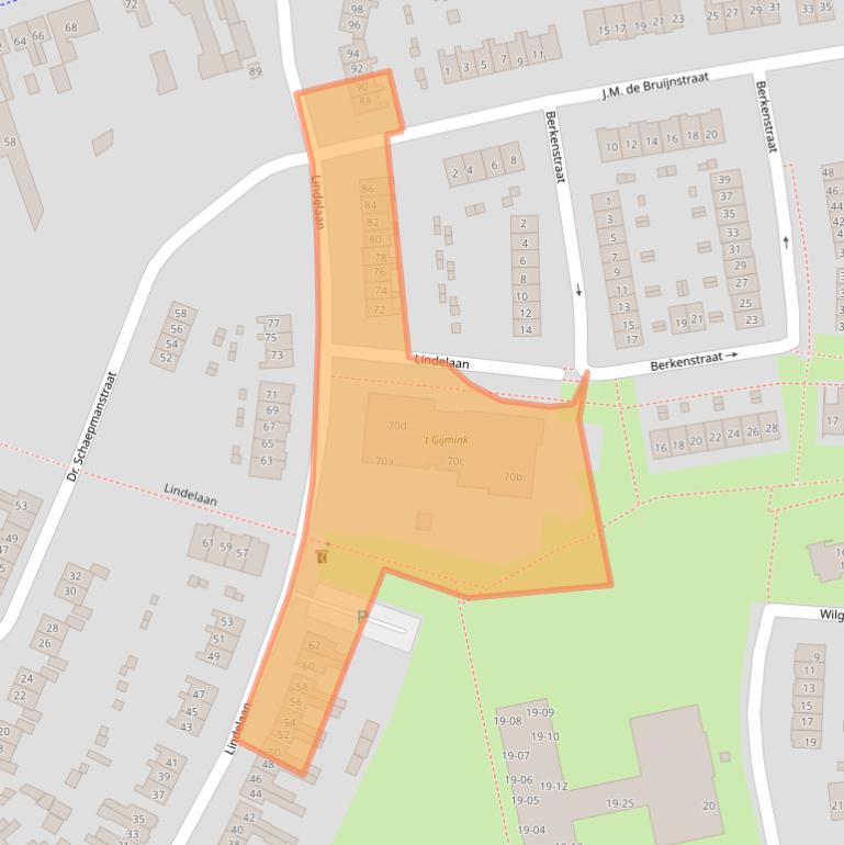 Kaart van postcodegebied 7471KD.