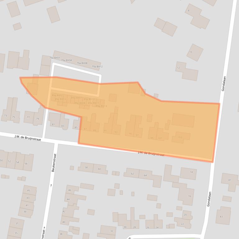 Kaart van postcodegebied 7471KJ.