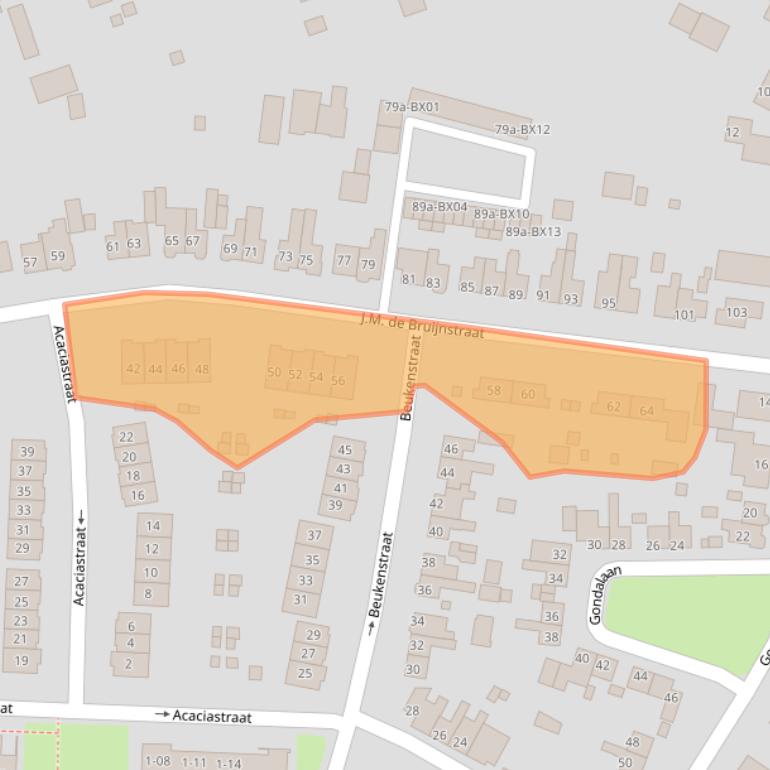 Kaart van postcodegebied 7471KL.