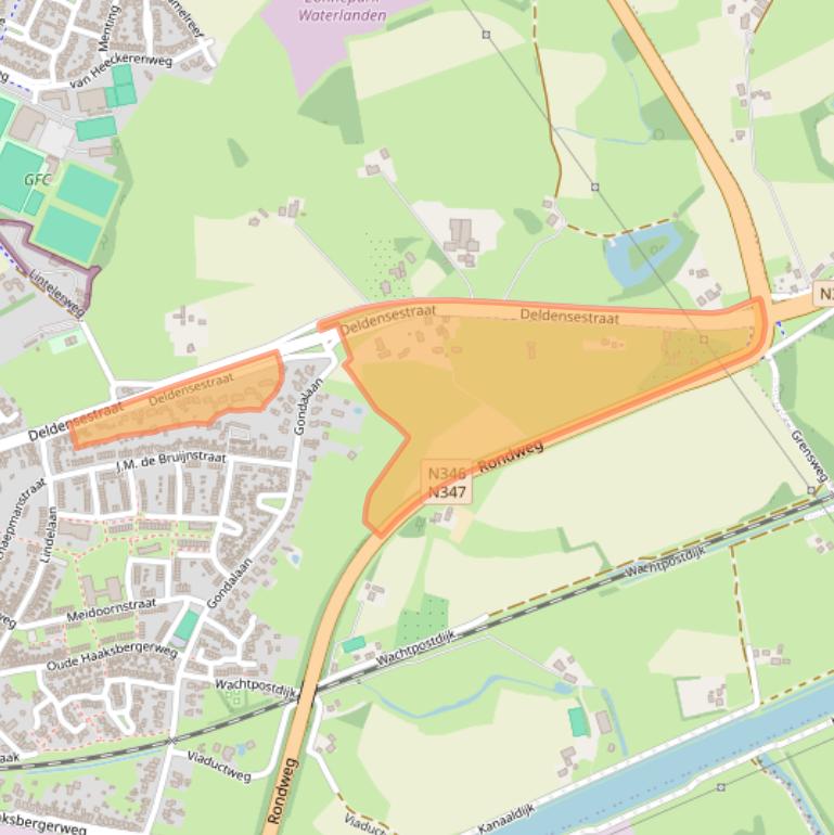 Kaart van postcodegebied 7471KZ.