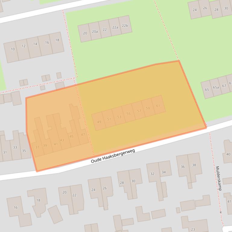 Kaart van postcodegebied 7471LJ.