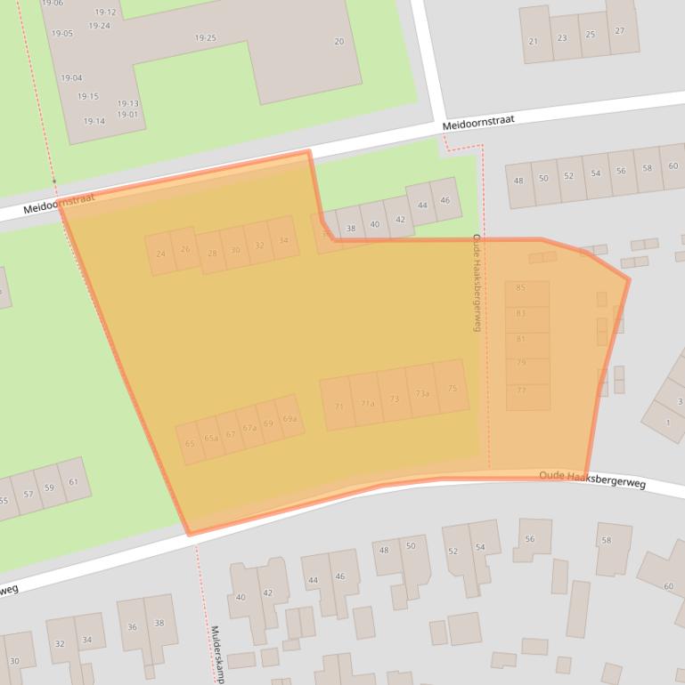 Kaart van postcodegebied 7471LK.
