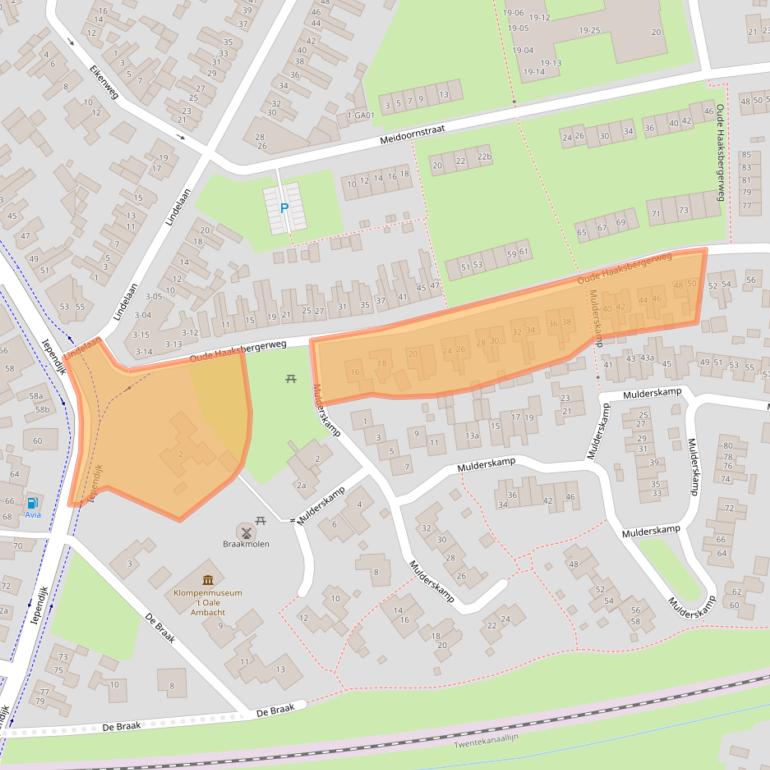 Kaart van postcodegebied 7471LM.