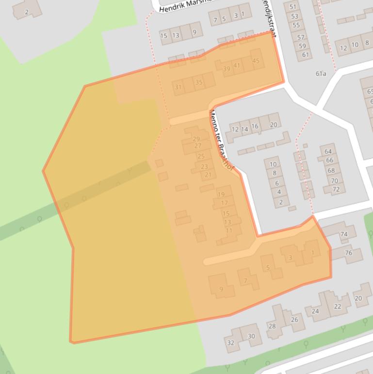Kaart van postcodegebied 7471NB.