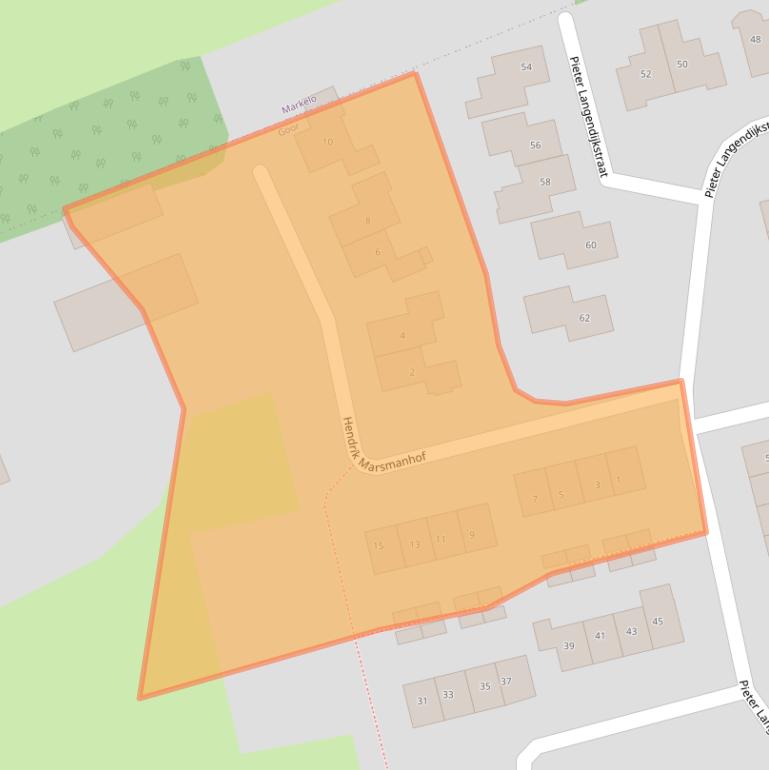 Kaart van postcodegebied 7471NJ.