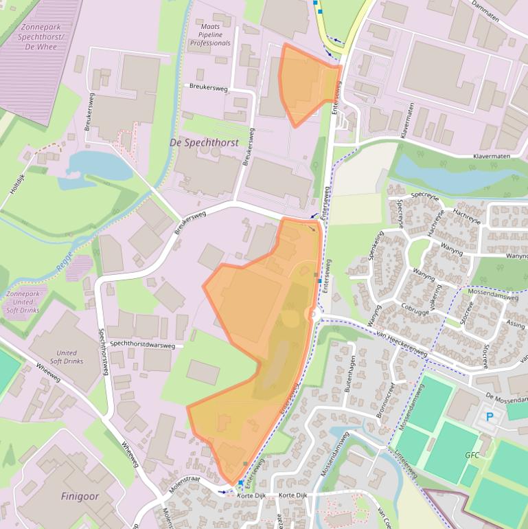 Kaart van postcodegebied 7471SB.