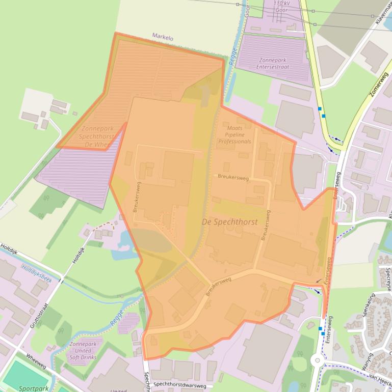 Kaart van postcodegebied 7471ST.