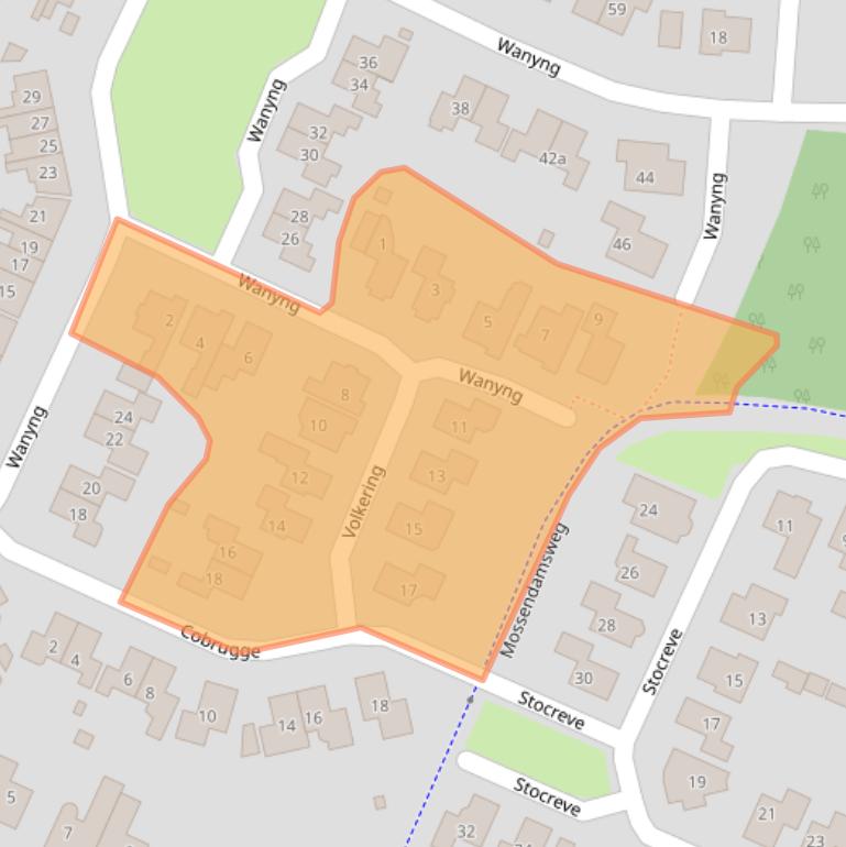 Kaart van postcodegebied 7471TE.