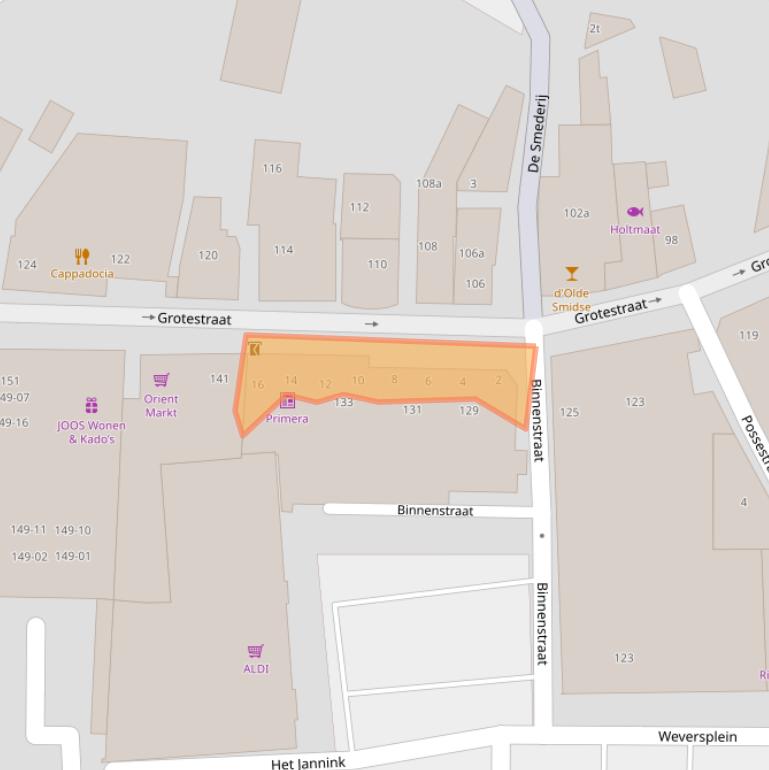 Kaart van postcodegebied 7471VA.