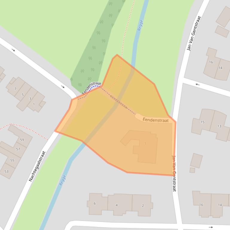 Kaart van postcodegebied 7471VJ.