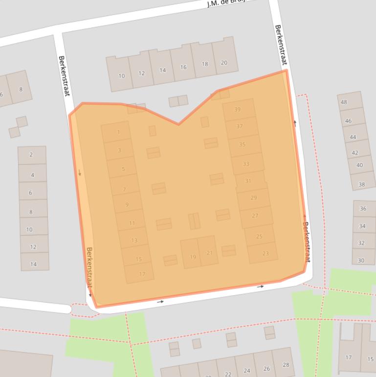 Kaart van postcodegebied 7471WJ.