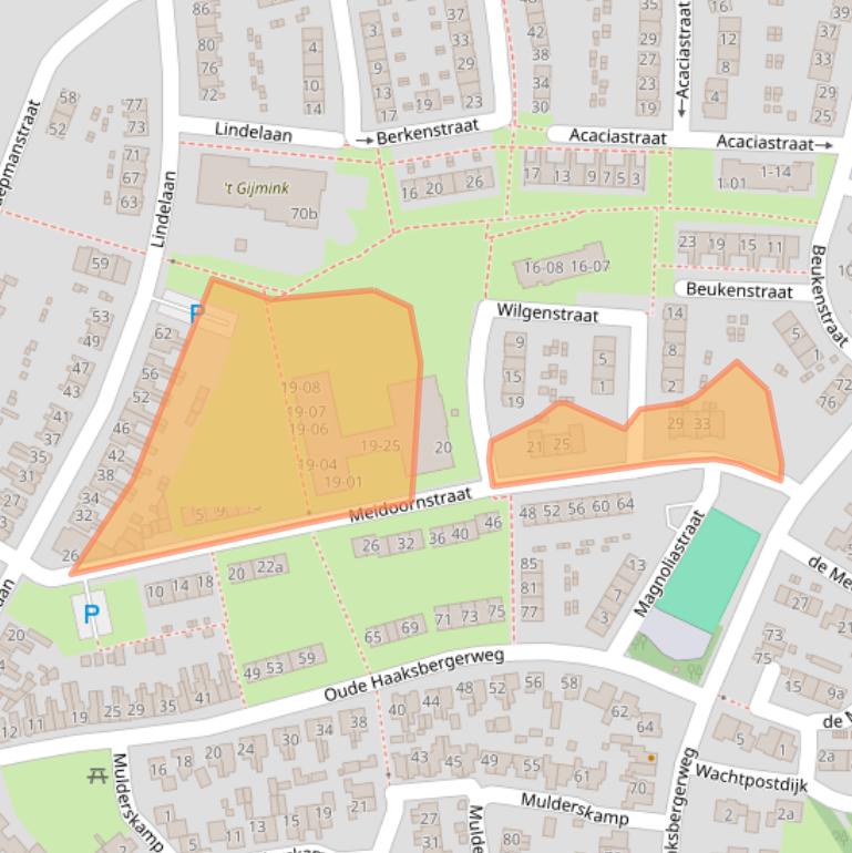 Kaart van postcodegebied 7471WL.