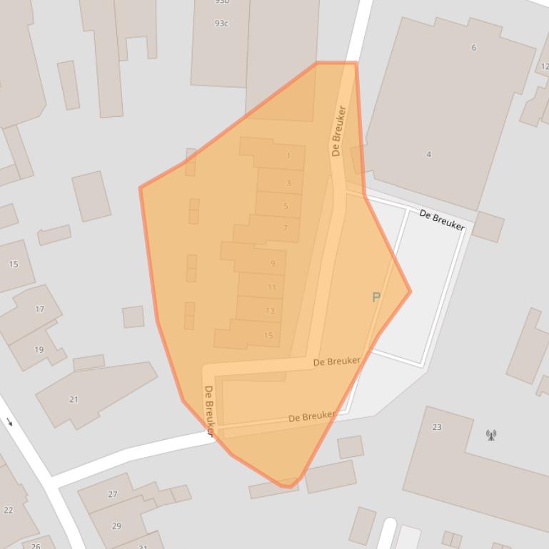 Kaart van postcodegebied 7471WW.