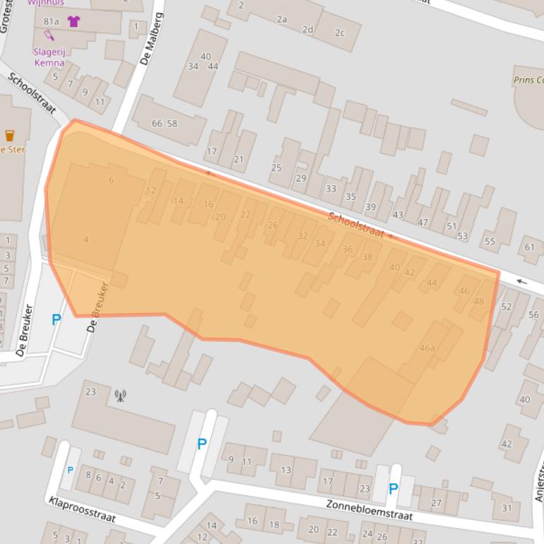 Kaart van postcodegebied 7471WX.