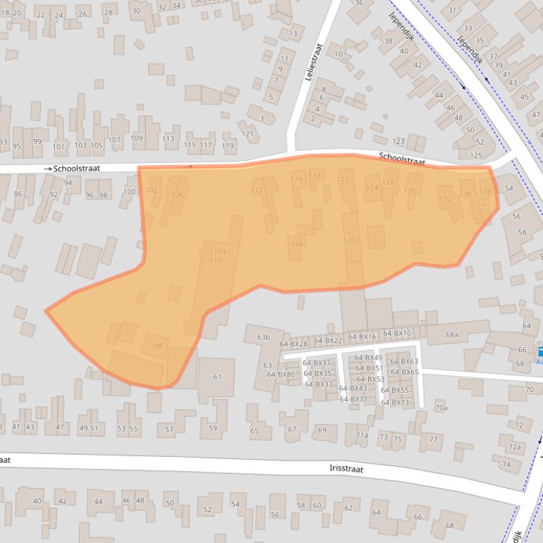 Kaart van postcodegebied 7471XA.