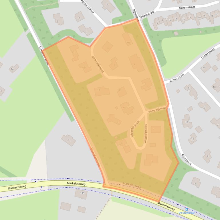 Kaart van postcodegebied 7471XZ.
