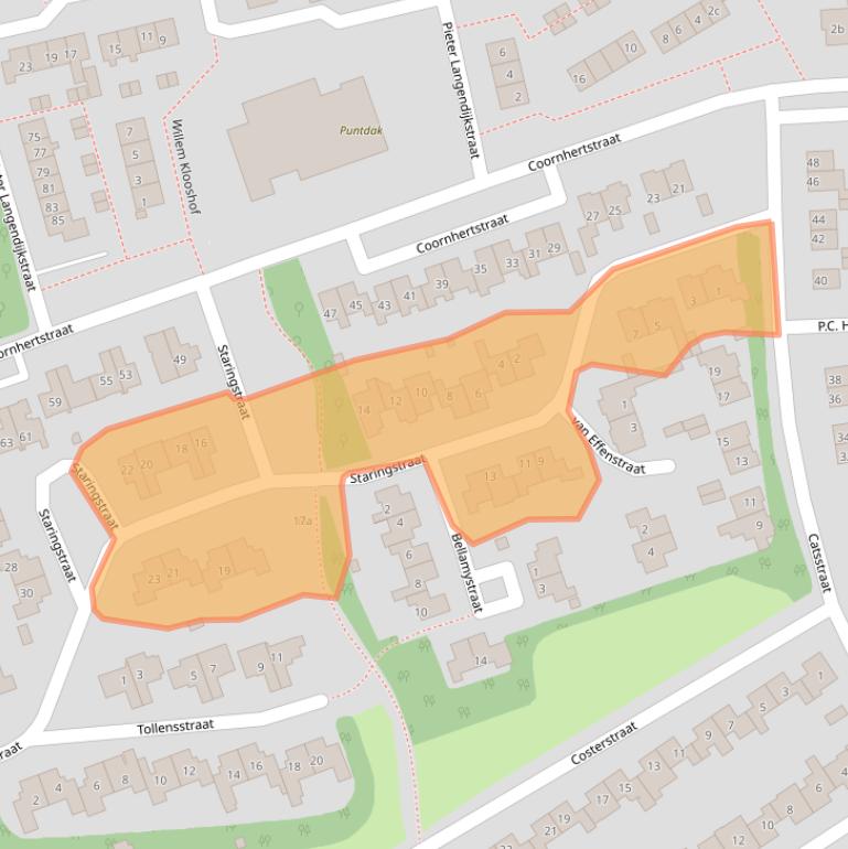 Kaart van postcodegebied 7471ZC.