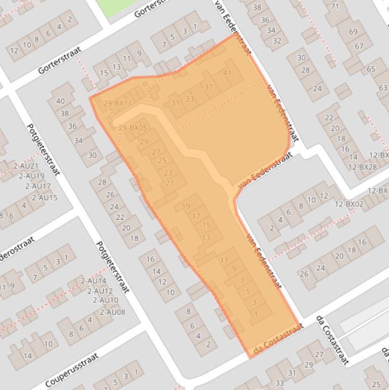 Kaart van postcodegebied 7471ZP.