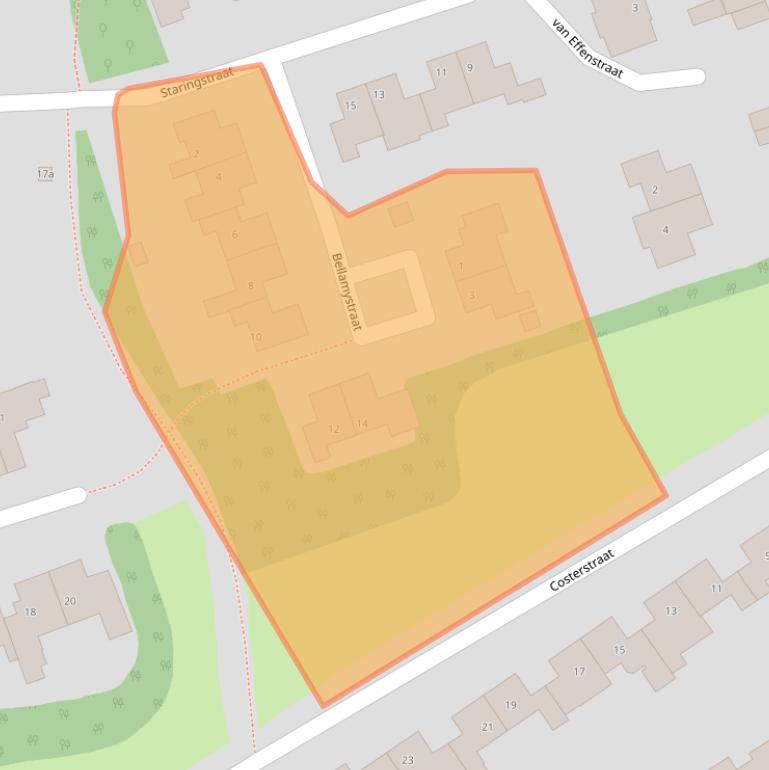 Kaart van postcodegebied 7471ZW.