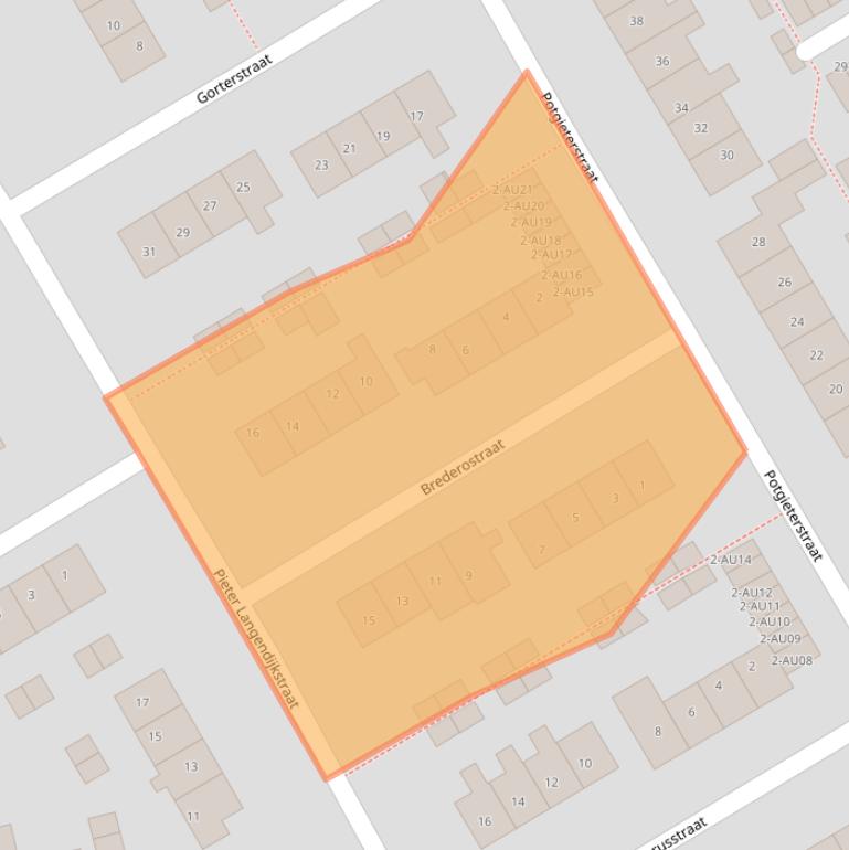 Kaart van postcodegebied 7471ZX.