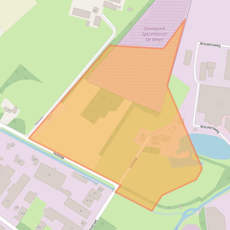 Kaart van postcodegebied 7472AA.