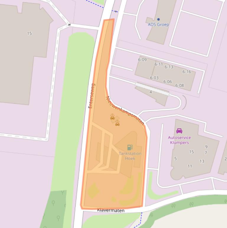 Kaart van postcodegebied 7472DG.