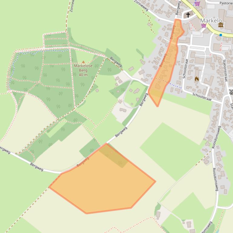 Kaart van postcodegebied 7475AB.