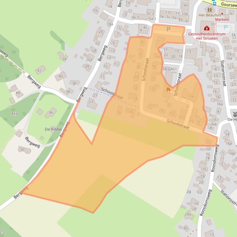 Kaart van postcodegebied 7475AH.