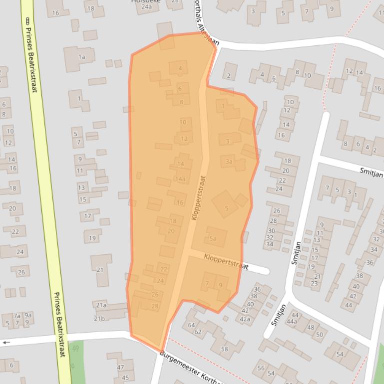 Kaart van postcodegebied 7475AS.