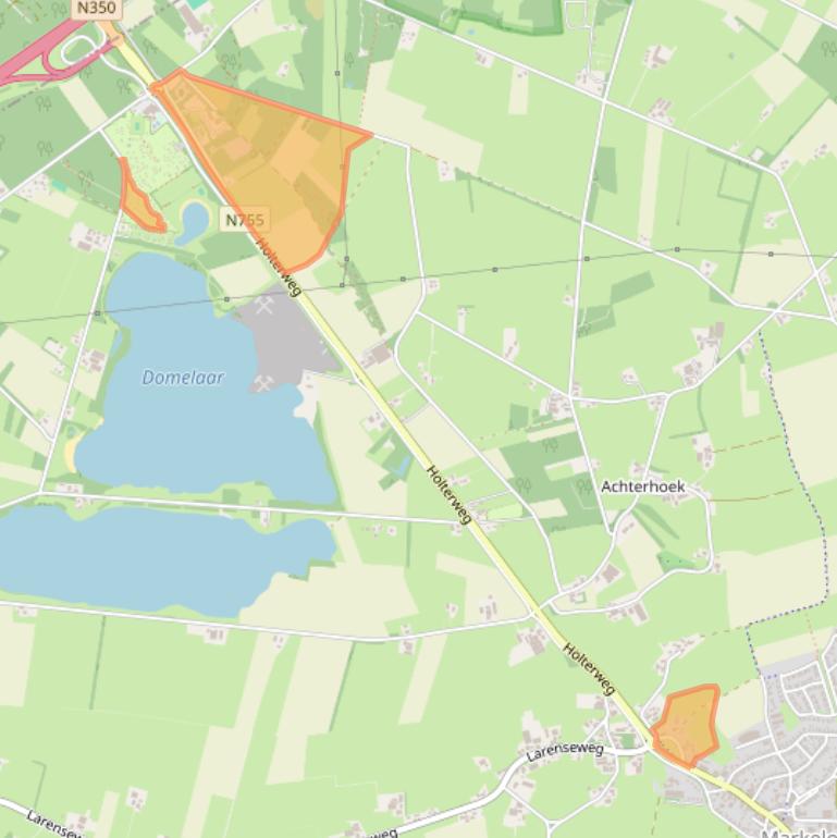 Kaart van postcodegebied 7475AW.