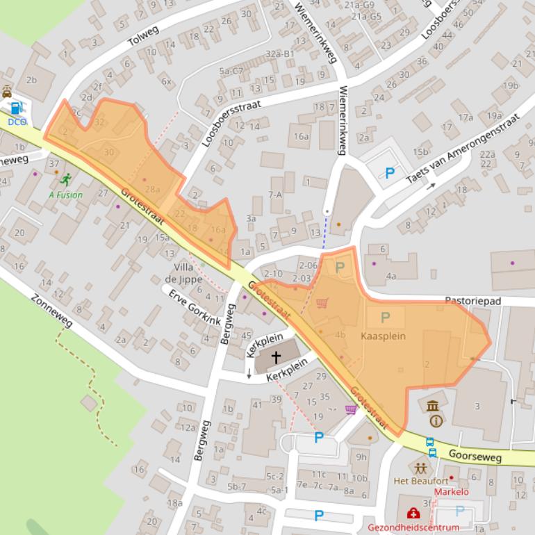 Kaart van postcodegebied 7475AX.