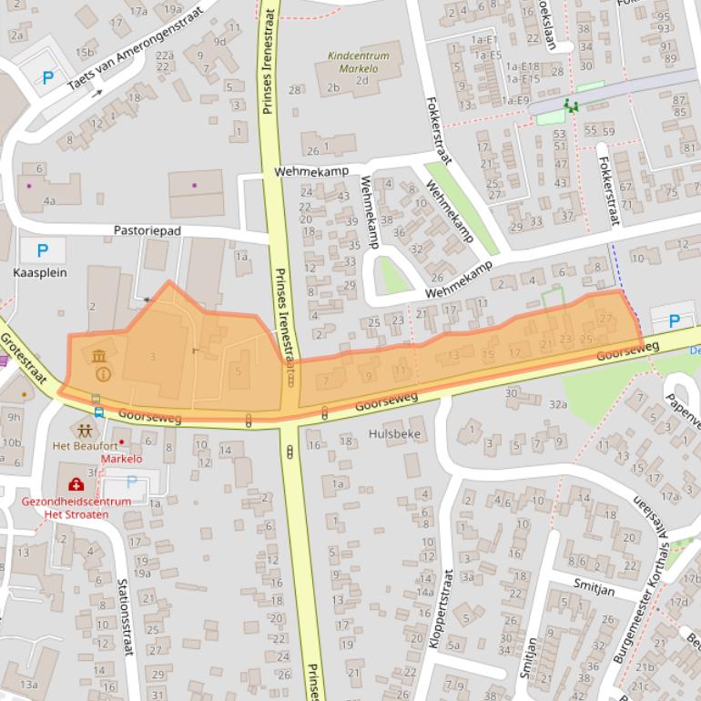 Kaart van postcodegebied 7475BB.