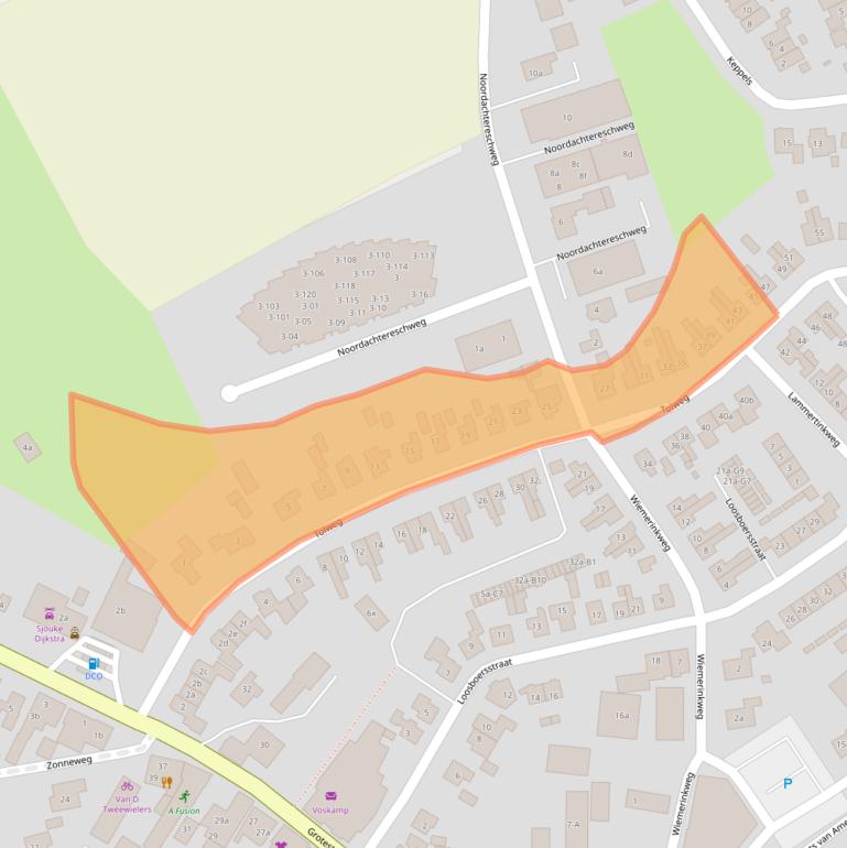 Kaart van postcodegebied 7475BG.