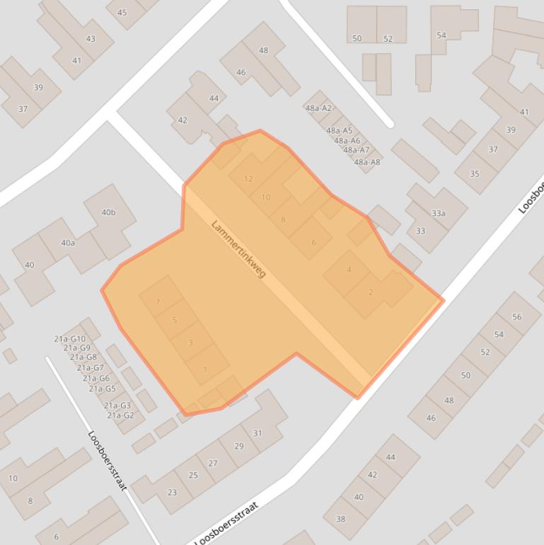 Kaart van postcodegebied 7475BM.