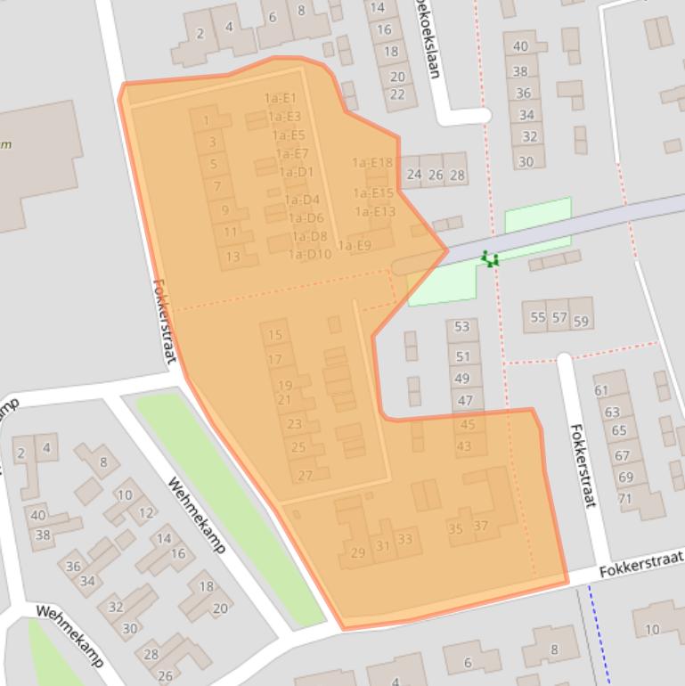 Kaart van postcodegebied 7475CA.