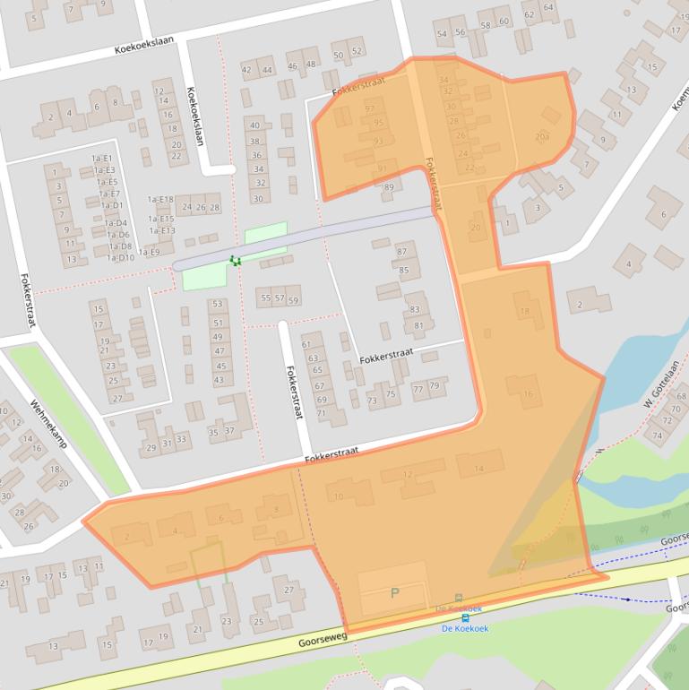 Kaart van postcodegebied 7475CC.