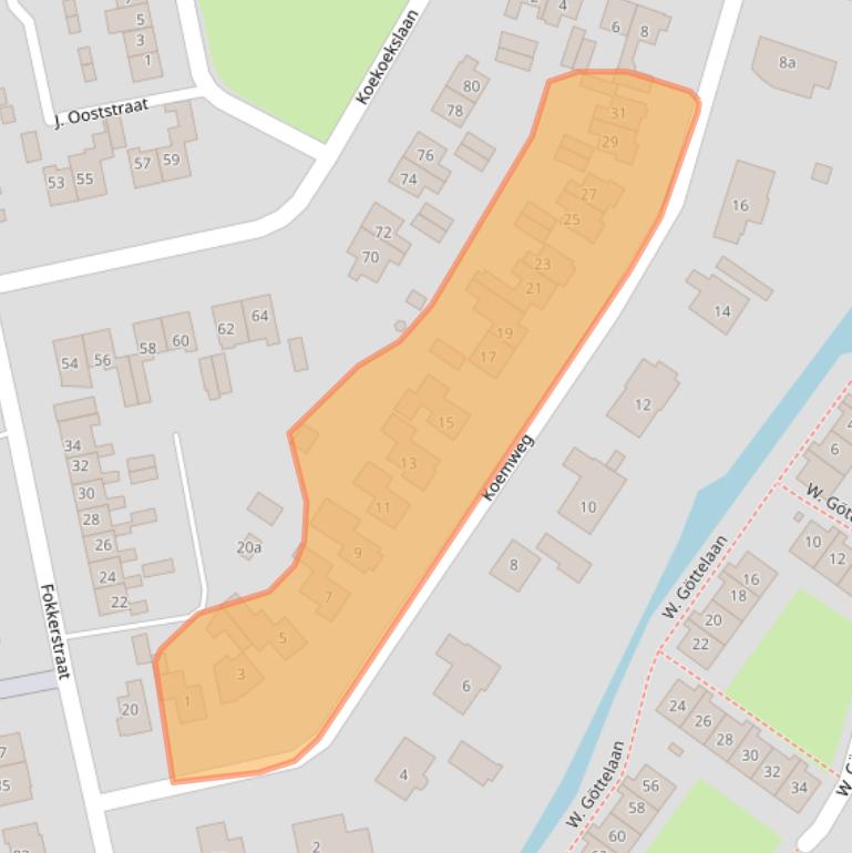 Kaart van postcodegebied 7475CD.