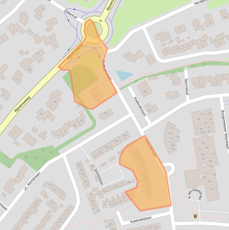 Kaart van postcodegebied 7475CM.