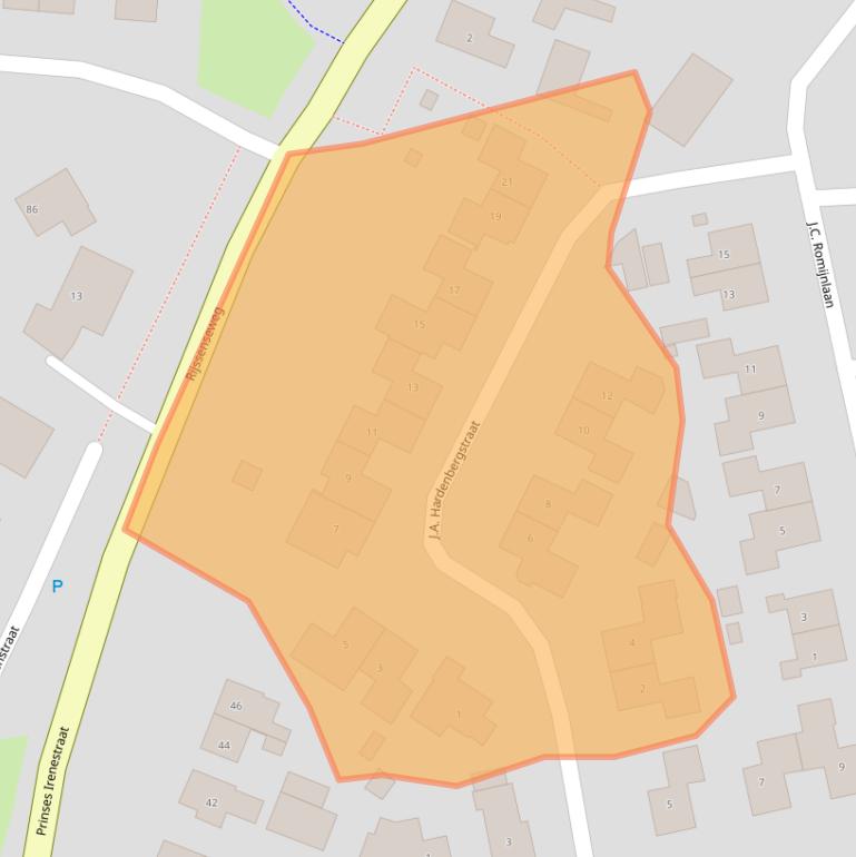 Kaart van postcodegebied 7475CR.