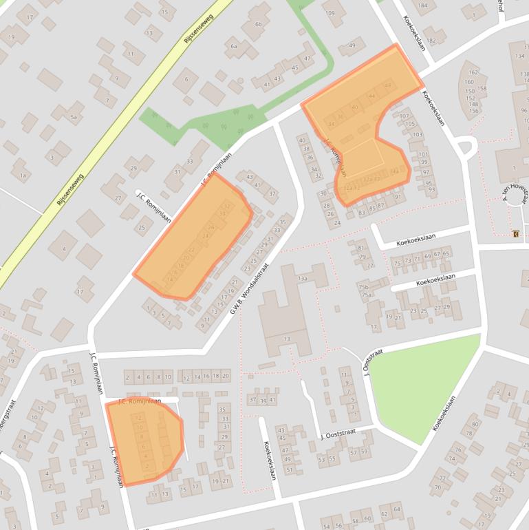 Kaart van postcodegebied 7475CT.